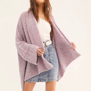Free People BFF Cardigan Passion Flower Sweater M